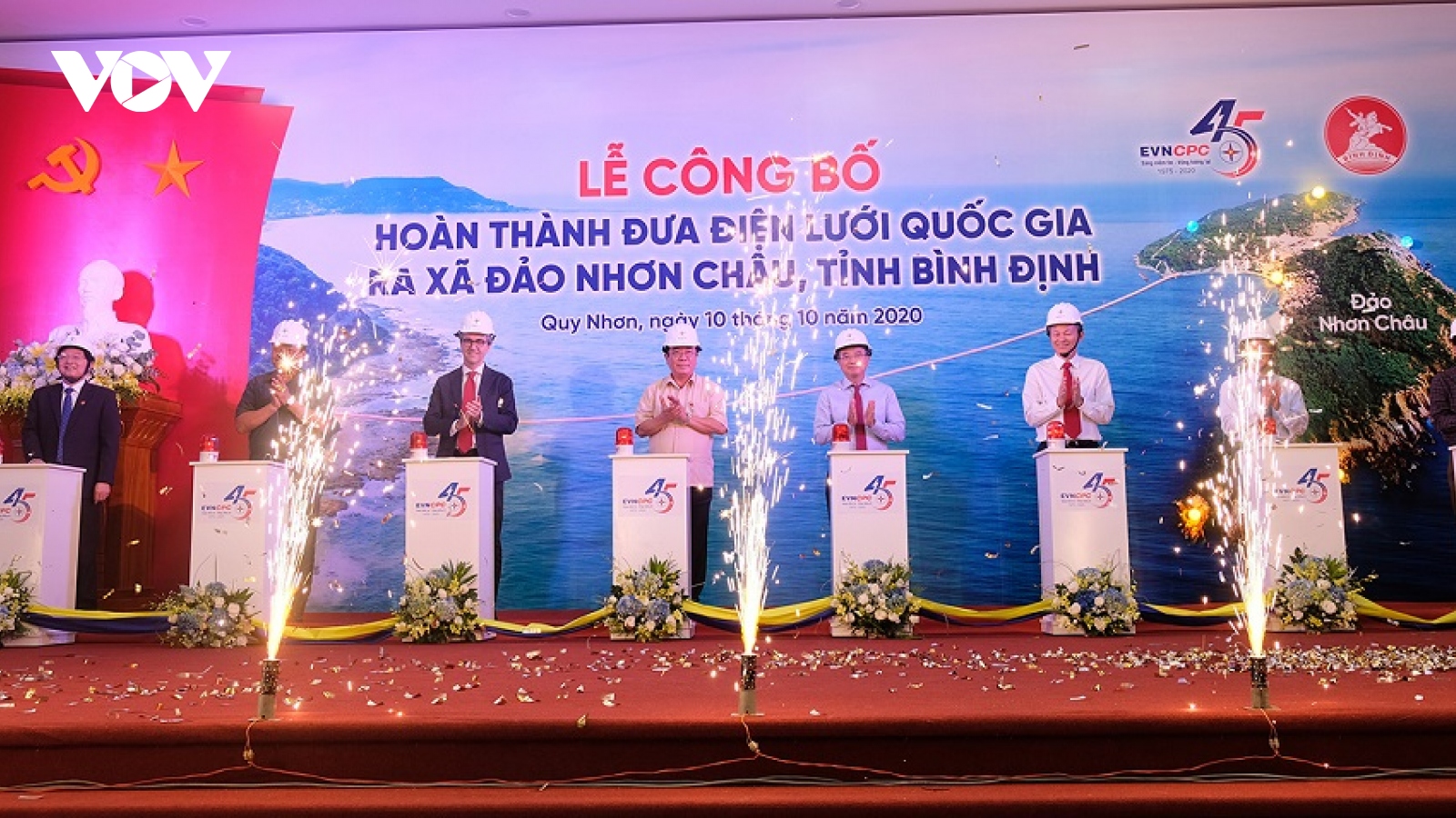 Hoàn thành dự án đưa điện lưới quốc gia ra xã đảo Nhơn Châu bằng cáp ngầm